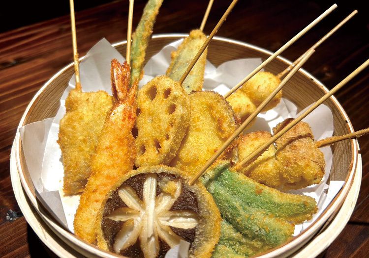 串カツ盛合せ 10本（1580）