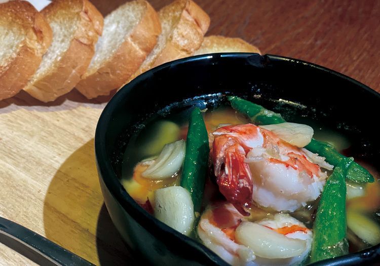 エビのアヒージョ（780）