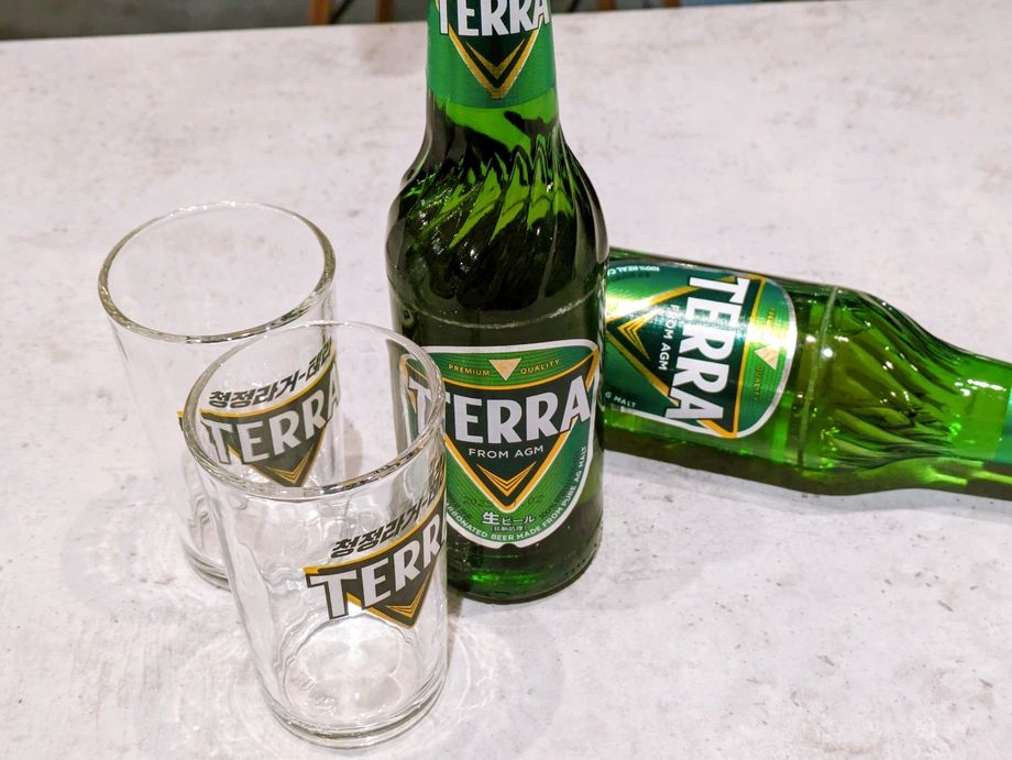 眞露TERRA瓶ビール