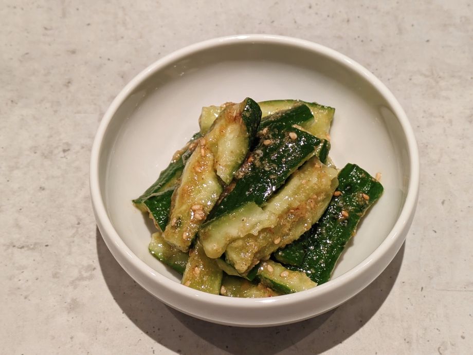 やみつきたたきキュウリ(ホントにやみつき)