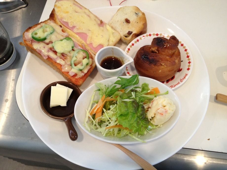 自家製パンのセット