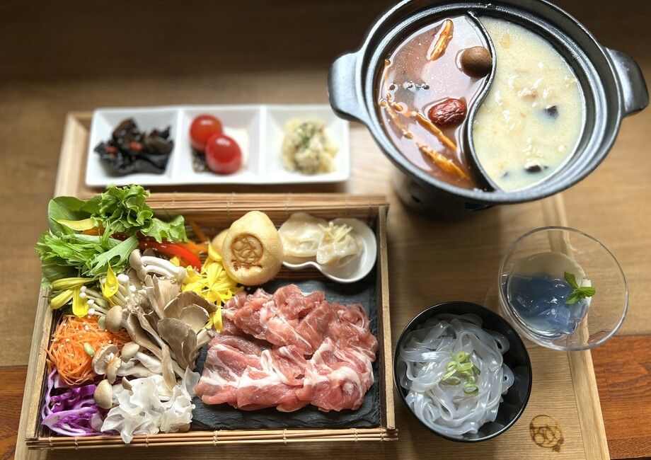 薬膳出汁が選べるお一人火鍋（お一人様に限る）（1名様　3,500円）