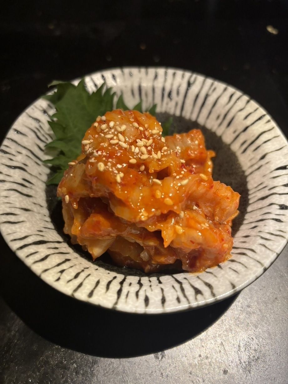 カレイの縁側ユッケ風