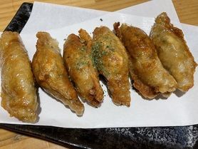 鶏皮餃子
