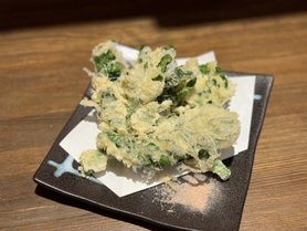 本日の産直野菜の天ぷら