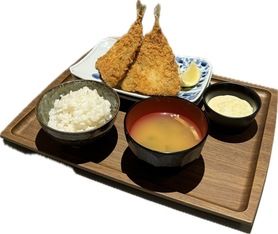 俺のアジフライ定食