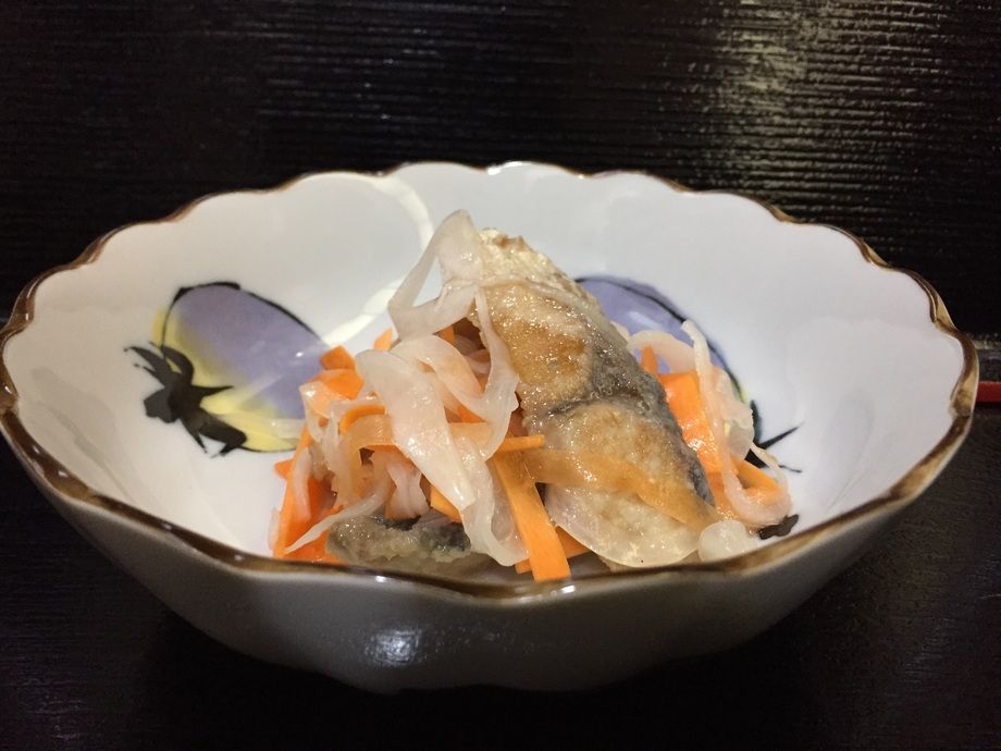 暑い季節サッパリ味鯵南蛮漬け。（400〜）