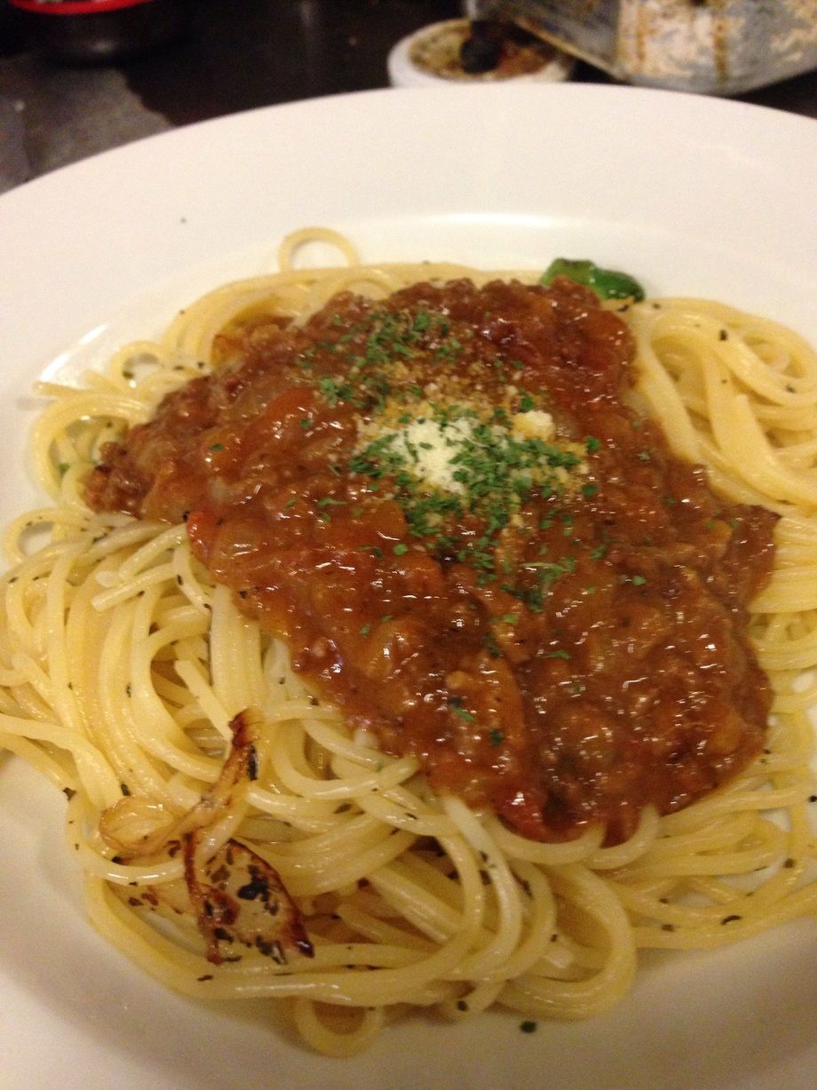 羊肉のミートスパゲッティ（1250）