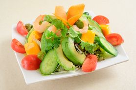 アボカドマンゴーエビサラダ