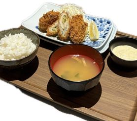 俺のカキフライ定食「5個入り」