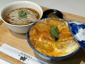 ◎ 高座郡玉子使用　濃厚玉子のかつ丼　冷そばセット