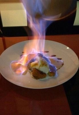 フレンチトースト＆アイス .フランベ付