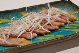 合鴨スモーク 特製白味噌カルボソース