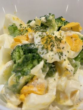 ブロッコリーと卵のマヨサラダ