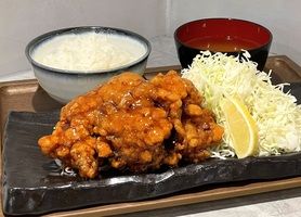NEW！！俺の甘酢ダレ唐揚げ定食「3個入り」
