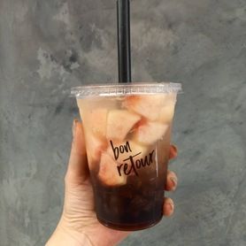 桃ティースカッシュ