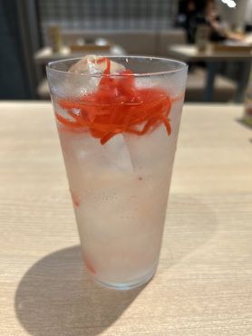 紅しょうがサワー