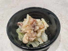 🦑紋甲イカのピリッとゴマあえ🦑