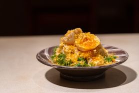 燻製ポテサラ／カラスミ／ミモレット