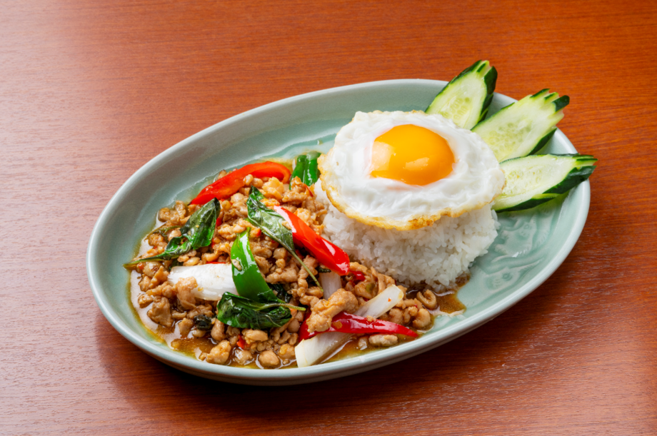 ガパオライス กะเพรา 鶏挽肉のバジル炒め　辛さ3