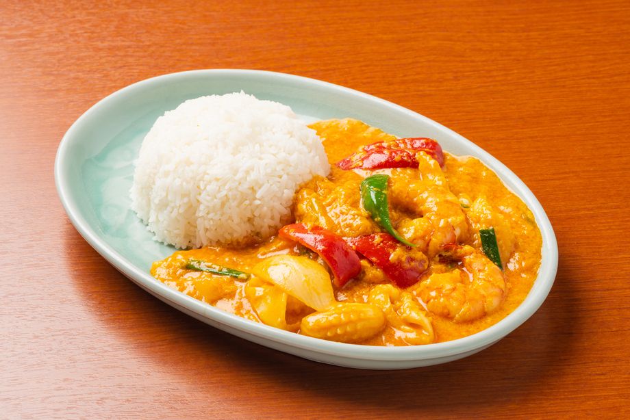 タレーパッポンカリー ทะเลผง 海鮮のふわふわ卵とじカレー　辛さ0