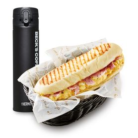 サブスク会員限定ハム＆たまご＋アイスコーヒー（マイボトル）R