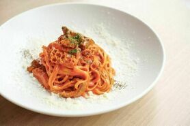 トマトクリームパスタ