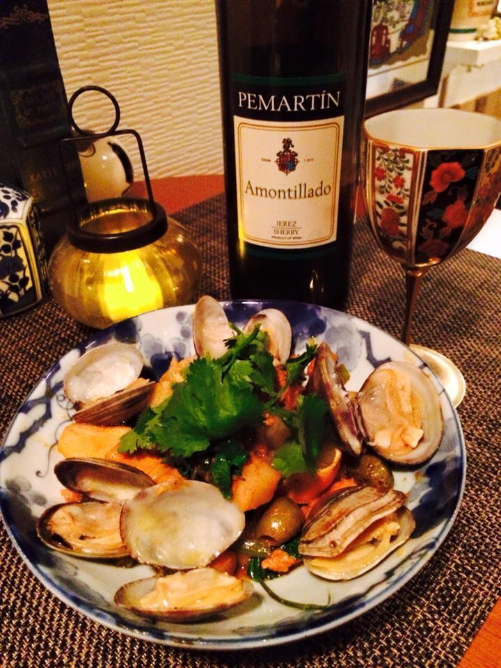 豚とアサリのアレンテージョ風