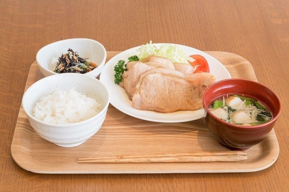 生姜焼き定食（800円（税込））