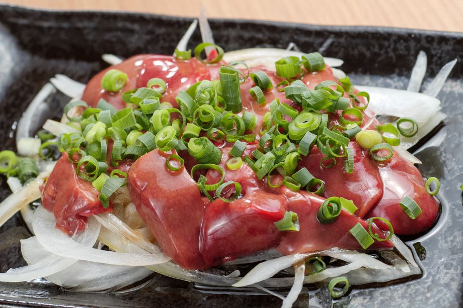 レバー刺  宮崎ブランド地鶏