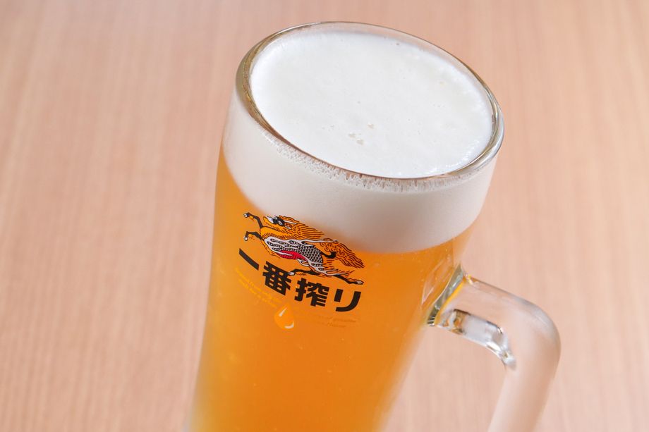 生ビール！キリン一番搾り