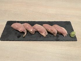 数量限定‼️🦆特製✨合鴨5貫握り🦆