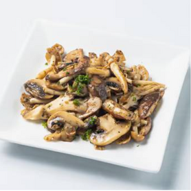 ガーリックマッシュルーム炒め Stir-fried garlic mushrooms