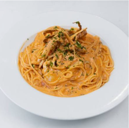 人気No1渡り蟹のトマトクリームソース Tomato Cream Sauce with Migratory Crab
