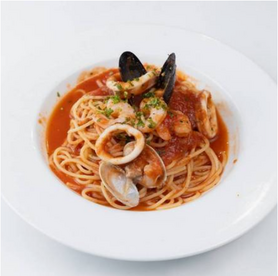 人気No2ペスカトーレ 海の幸のトマトソース Pescatore with Seafood Tomato Sauce