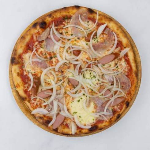 人気No1ソーセージとオニオンチョリソー Sausage and Onion Chorizo pizza