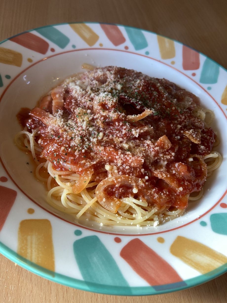 アマトリチャーナのスパゲティ