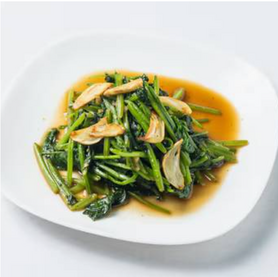 ほうれん草のガーリック炒め Stir-fried spinach with garlic