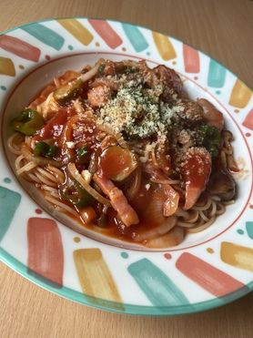 ナポリタンのスパゲティ
