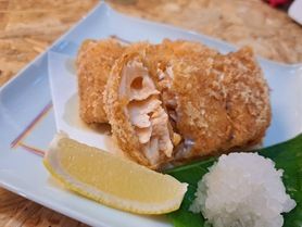 鮭のハラスの唐揚げ