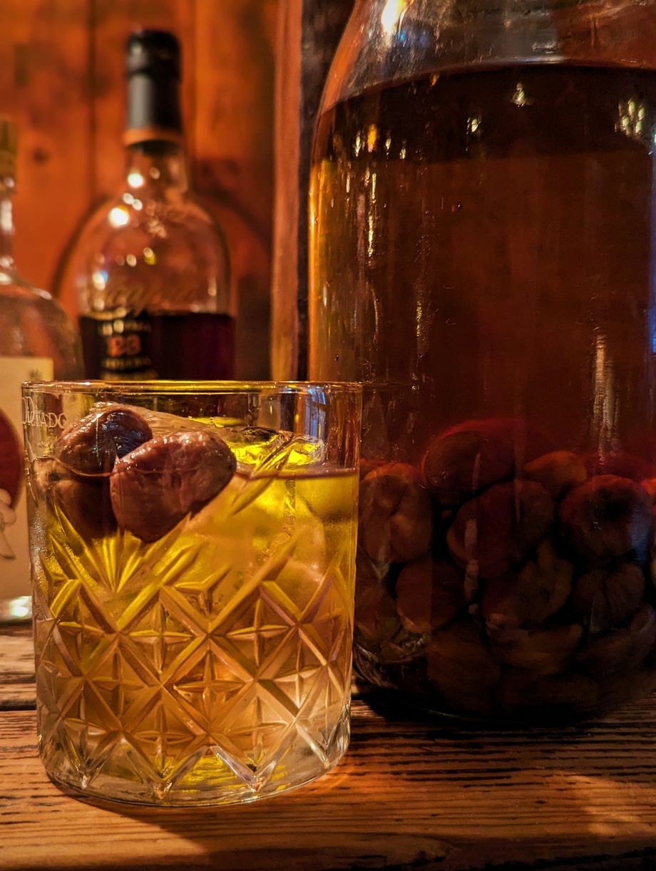 自家製栗の漬け込みブランデー