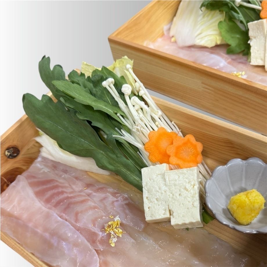 ふぐしゃぶコース（２〜３日前までのご予約をお願いします。）（12,000円（税込））