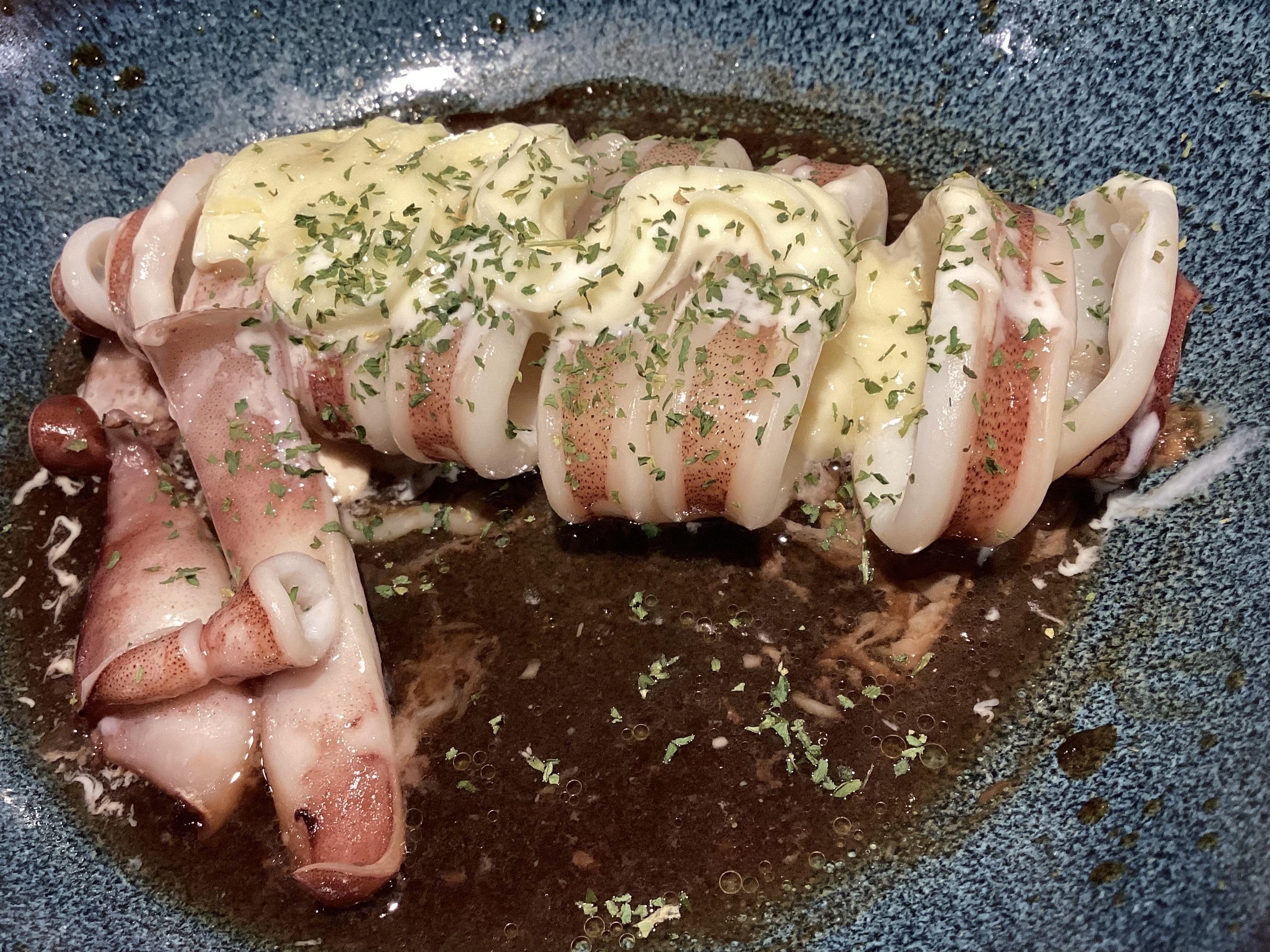 まるっとイカまるごとマヨ生姜焼き