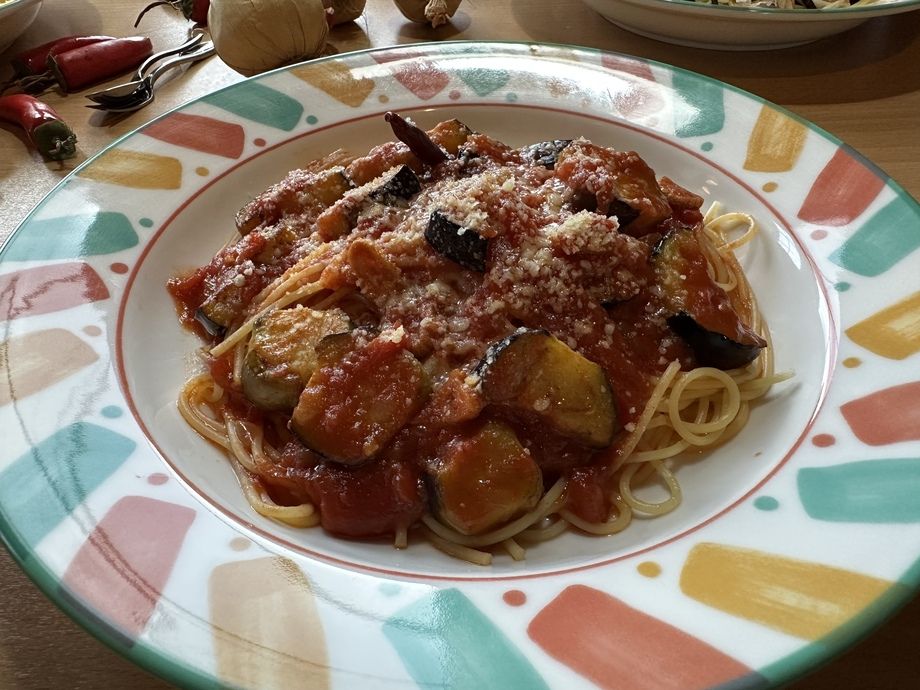 ナスのトマトソース