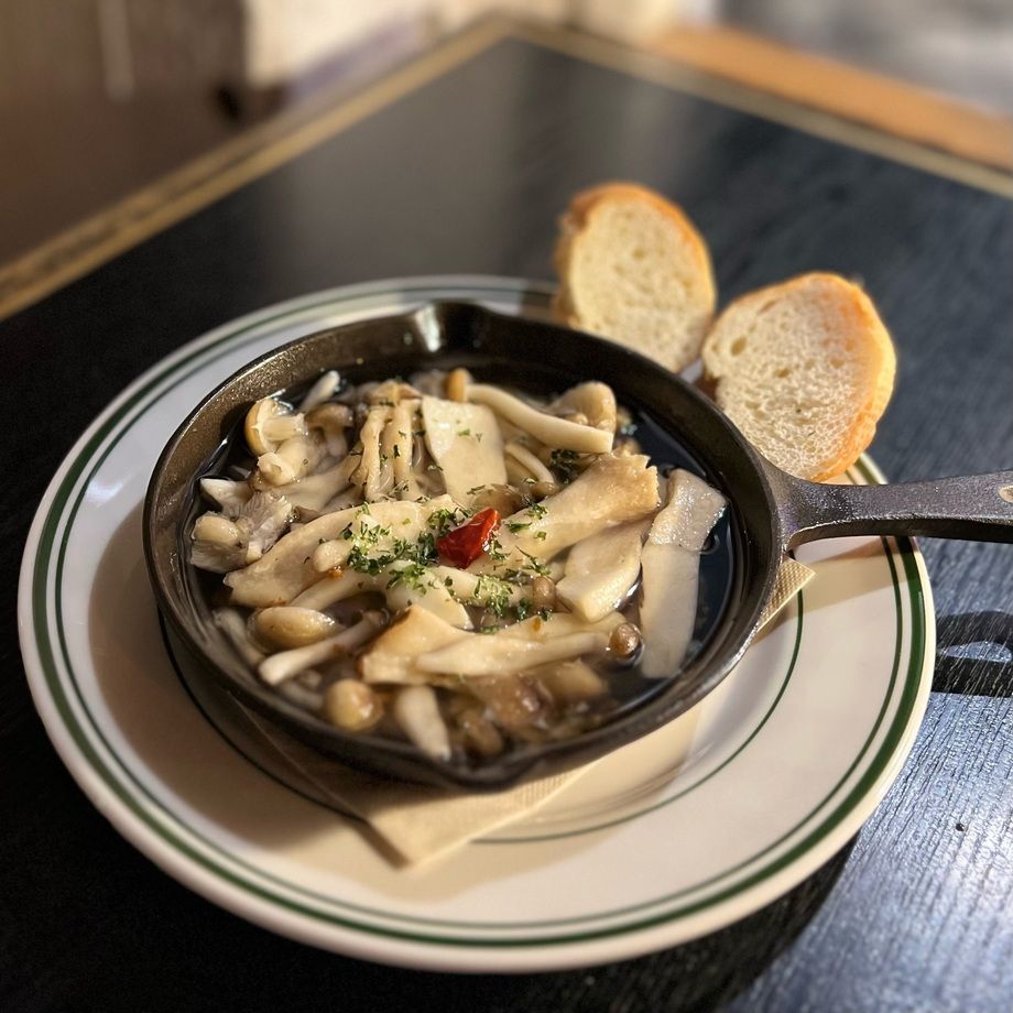 キノコのアヒージョ