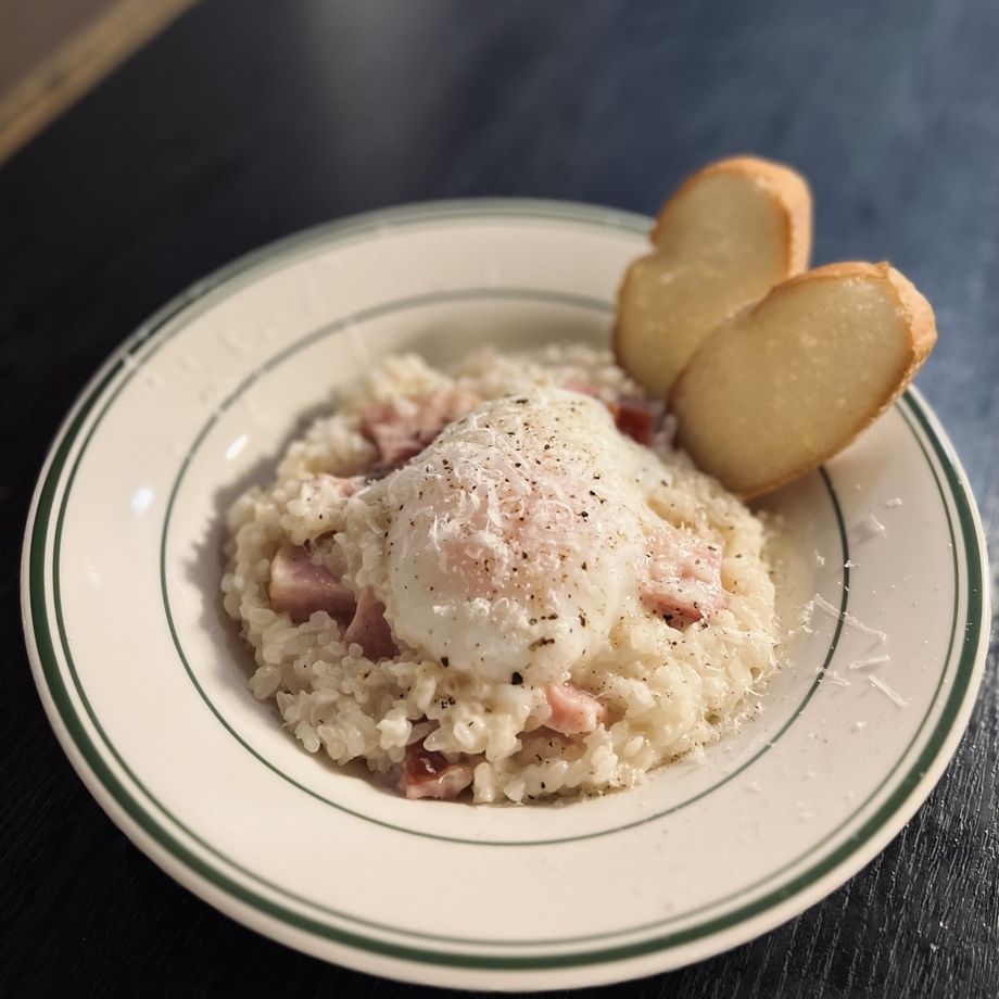 カルボナーラリゾット