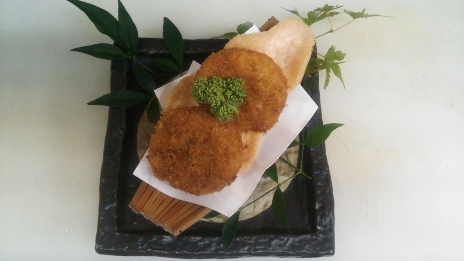 海老と蟹のクリームコロッケ