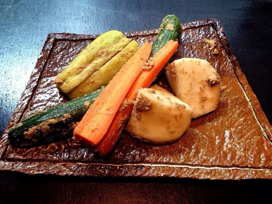 自家製 80年床 ぬか漬け（450円）