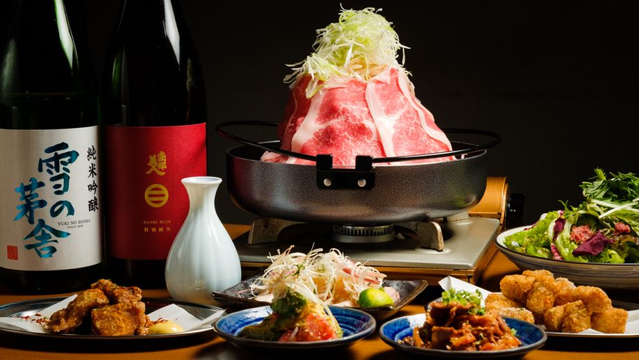 【3階限定】8名様〜ご利用可能！3代名物料理が付いた！リッチコース「3.5h飲み放題付き」全12品 7,980円