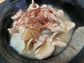 黒豚もつ煮込み